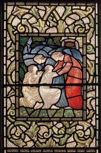 Wilden, All Saints, Morris & Co., Edward Burne-Jones, John Henry Dearle (1859-1932), Reception into Paradise, 1902-1914, Louisa, Alfred, The Baldwins, premiärminister, metodist, Worcestershire, Arts &