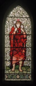 Wilden, All Saints, Morris & Co., Edward Burne-Jones, John Henry Dearle (1859-1932), The Good Shepherd, 1902-1914, Louisa, Alfred, The Baldwins, premiärminister, metodist, Worcestershire, Arts & Craft