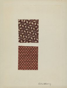 Tryckta bomullsprover av Edward D. Williams