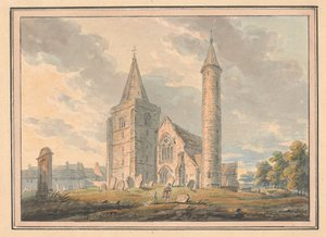 Brechin katedral och runda tornet, Forfarshire, Skottland av Edward Dayes