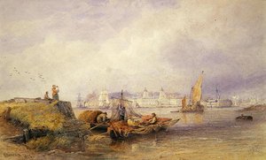 Greenwich sjukhus vid Themsen