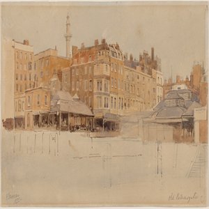 Gamla Billingsgate, London av Edward Duncan