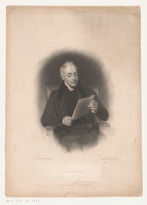 Portret van uitgever John Murray Mr. Murray, utgivare av Lord Byron