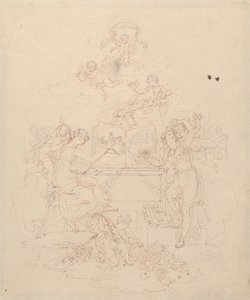 Allegori över måleri och litteratur av Edward Francis Burney