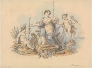 Allegori över sjöfarten av Edward Francis Burney