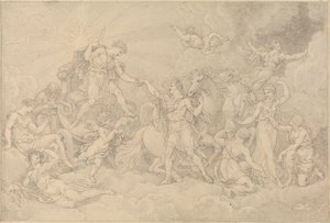 Apollo och Phaeton av Edward Francis Burney