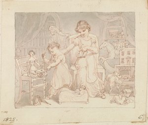 Illustration för The New Doll: Untitled av Edward Francis Burney