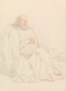 St. Hieronymus mediterar av Edward Francis Burney