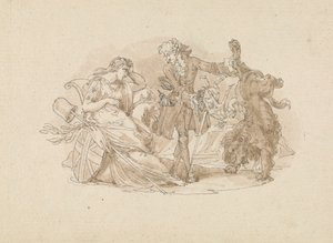 Teaterscen av Edward Francis Burney