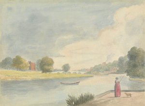 Kvinna Fiske av Edward Francis Burney