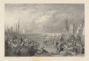 Old London Bridge and Vicinity av Edward Goodall