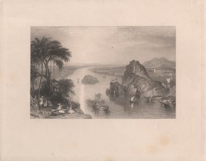 Stenar vid Colgong på Ganges av Edward Goodall