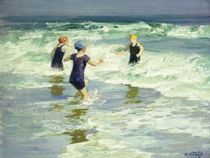 Tre av en sort, av Edward Henry Potthast