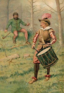 Trumslagaren och jätten, 1901 av Edward Henry Wehnert