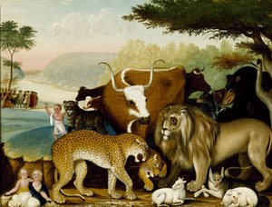 The Peaceable Kingdom, ca 1846-47 (olja på duk)