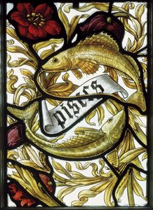 Pownall Hall, Shrigley & Hunt (1873-1982), Edward Holmes Jewitt (1849-1929), Zodiakens tecken, Fiskarna, 1886
