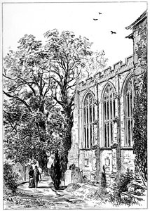 Koret i Stratford Church, Stratford-upon-Avon, Warwickshire, 1885.