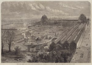 Vy över byggnadens nuvarande tillstånd för den internationella utställningen 1862? av Edward Hull