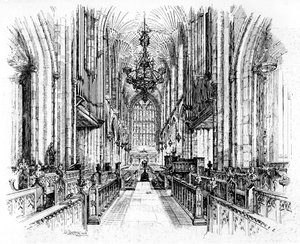 Bath Abbey, Bath, Somerset, 1902-1903. av Edward J. Burrows