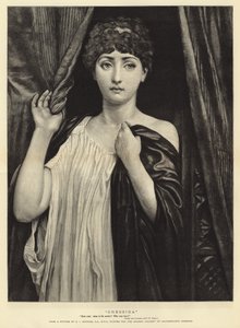 Cressida (gravyr) av Edward John (after) Poynter