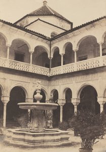 Spanien. Sevilla, innergården till hertigens hus av Medina Celi känd som Pilatus hus, 1853. av Edward King Tenison