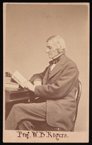Porträtt av William Barton Rogers 1804-1882, mellan 1866 och 1873. av Edward L Allen