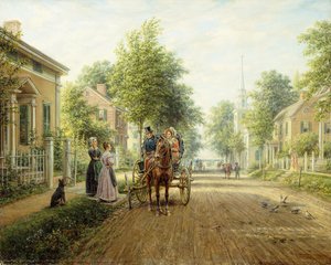 På väg till stan, 1907