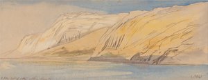 Abu Simbel, kl. 13.00, 9 februari 1867 (384) av Edward Lear
