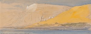 Abu Simbel, kl. 10.30, 9 februari 1867 (383) av Edward Lear