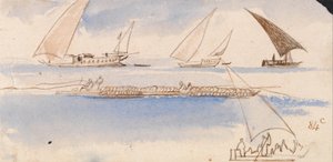 Båtar av Edward Lear