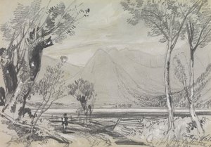Brothers Water från Patterdale av Edward Lear