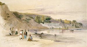 Kalender, 1848 (penna & bläck och wc på papper) av Edward Lear