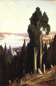 Konstantinopel från Egypten av Edward Lear