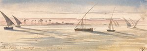 Deir Kadige, middag, 2 januari 1867 (27) av Edward Lear