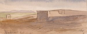 Dendera av Edward Lear