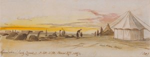 Gantara (Suezkanalen), kl. 05.25, 27 mars 1867 (20) av Edward Lear