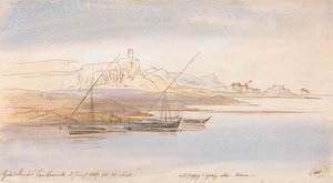 Gebel Sheikh Embarak av Edward Lear