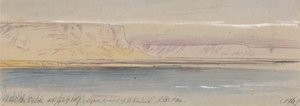Gebel Sheikh Eredi, (duvhuset i Er Raineh) av Edward Lear