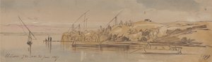 Luxor, kl. 07.30, 20 januari 1867 (199) av Edward Lear