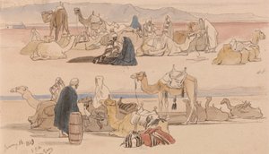 Nära Suez av Edward Lear