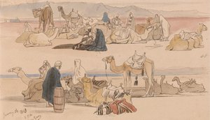I närheten av Suez, kl. 13.00, den 16 januari 1849 (48) av Edward Lear