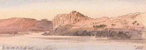 Nära Tafa, kl. 17.50, 16 februari 1867 (505A) av Edward Lear