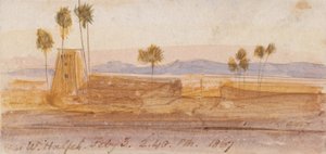 Nära Wady Halfeh av Edward Lear