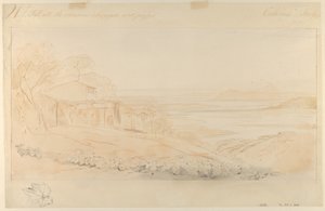 Pentedatelo, Kalabrien, Italien av Edward Lear