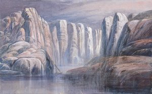 Flodpass, mellan karga klippor av Edward Lear