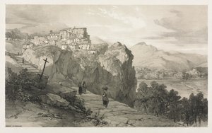 Rocca Giovane. av Edward Lear