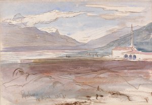 Tepelene, den 18 april 1857 av Edward Lear