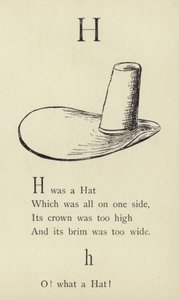Bokstaven H av Edward Lear