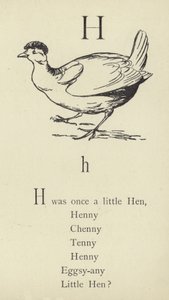 Bokstaven H av Edward Lear
