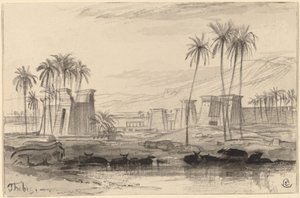 Thebe, 18841885. av Edward Lear